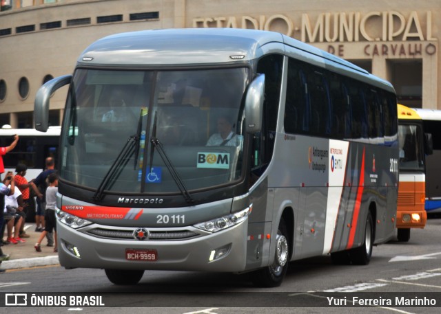 Auto Viação Urubupungá 20.111 na cidade de São Paulo, São Paulo, Brasil, por Yuri Ferreira Marinho. Número da foto: #7509604.