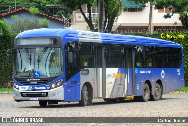 HP Transportes Coletivos 20801 na cidade de Goiânia, Goiás, Brasil, por Carlos Júnior. Número da foto: #7510799.