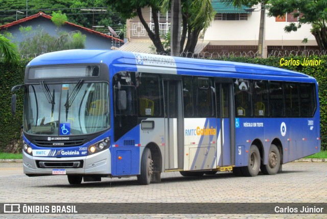 HP Transportes Coletivos 20801 na cidade de Goiânia, Goiás, Brasil, por Carlos Júnior. ID da foto: 7510799.