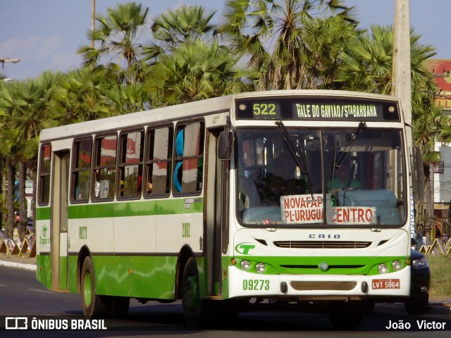 Transcol Transportes Coletivos 09273 na cidade de Teresina, Piauí, Brasil, por João Victor. Número da foto: #7509178.