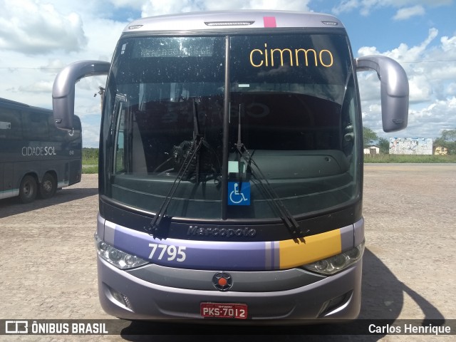 Rota Transportes Rodoviários 7795 na cidade de Riachão do Jacuípe, Bahia, Brasil, por Carlos Henrique. Número da foto: #7508357.