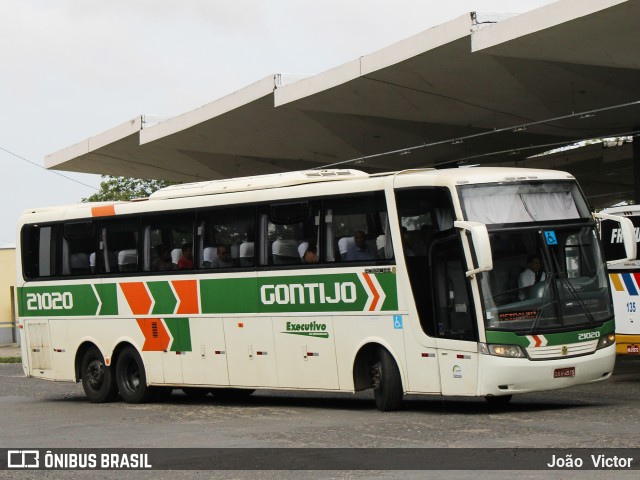 Empresa Gontijo de Transportes 21020 na cidade de Teresina, Piauí, Brasil, por João Victor. ID da foto: 7510390.