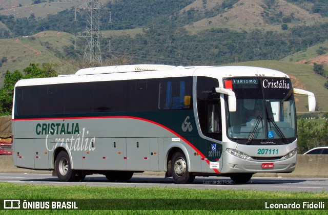 Expresso Cristália 207111 na cidade de Roseira, São Paulo, Brasil, por Leonardo Fidelli. ID da foto: 7509439.