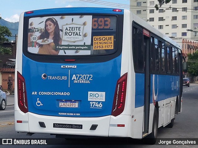 Transurb A72072 na cidade de Rio de Janeiro, Rio de Janeiro, Brasil, por Jorge Gonçalves. Número da foto: #7511301.