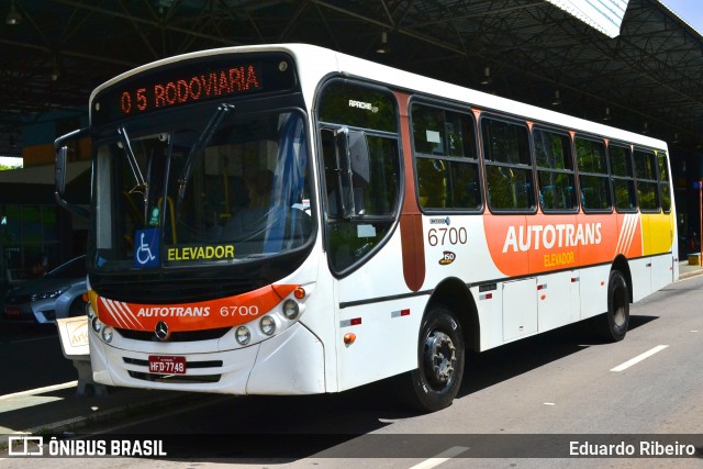 Autotrans > Turilessa 6700 na cidade de Varginha, Minas Gerais, Brasil, por Eduardo Ribeiro. Número da foto: #7508490.