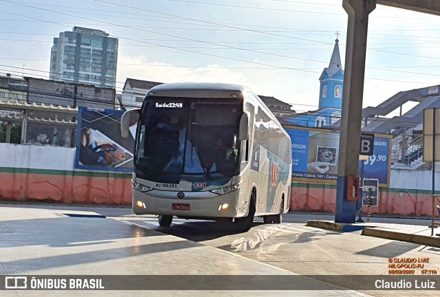 Auto Viação 1001 RJ 108.093 na cidade de Nilópolis, Rio de Janeiro, Brasil, por Claudio Luiz. Número da foto: #7510772.