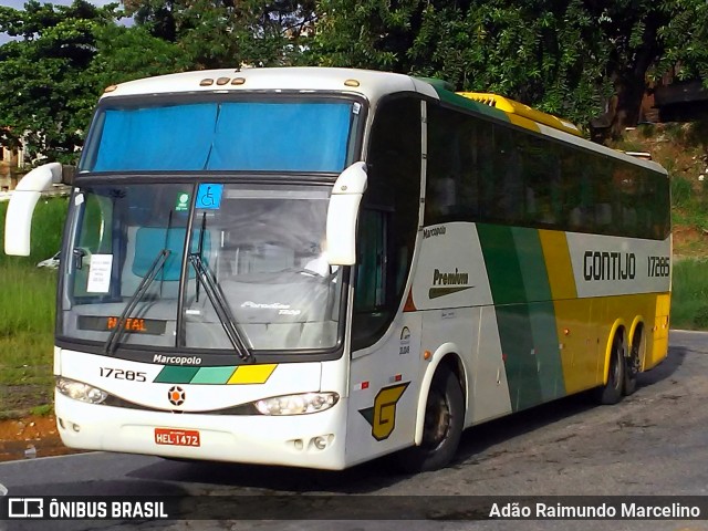 Empresa Gontijo de Transportes 17285 na cidade de Belo Horizonte, Minas Gerais, Brasil, por Adão Raimundo Marcelino. ID da foto: 7510996.