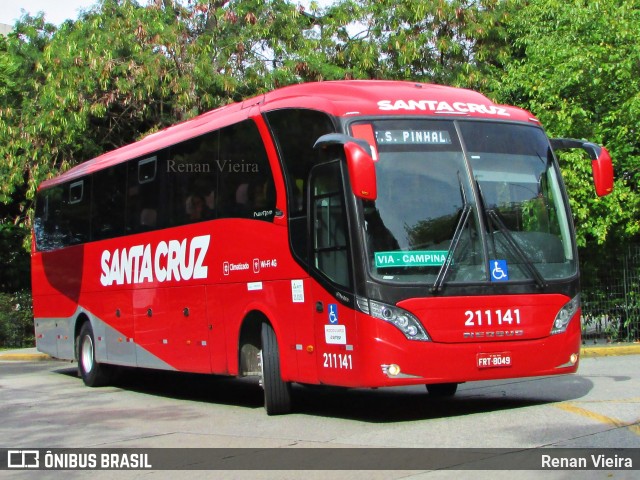 Viação Santa Cruz 211141 na cidade de São Paulo, São Paulo, Brasil, por Renan Vieira. Número da foto: #7509725.