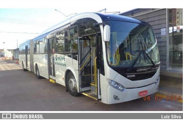 Milênio Transportes MOVE - Em treinamento na cidade de Belo Horizonte, Minas Gerais, Brasil, por Luiz Silva. ID da foto: 7571767.