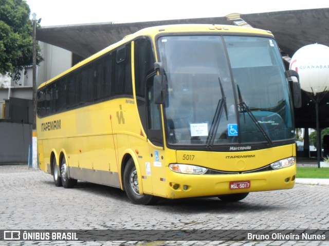 Viação Itapemirim 5017 na cidade de Fortaleza, Ceará, Brasil, por Bruno Oliveira Nunes. Número da foto: #7571574.
