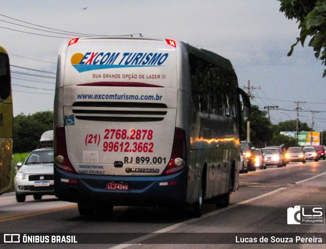 Excom Turismo RJ 899.001 na cidade de Campos dos Goytacazes, Rio de Janeiro, Brasil, por Lucas de Souza Pereira. ID da foto: 7573016.