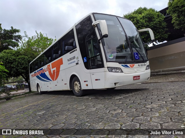 Viação Teresópolis RJ 203.025 na cidade de Além Paraíba, Minas Gerais, Brasil, por João Vitor Lima. ID da foto: 7572681.