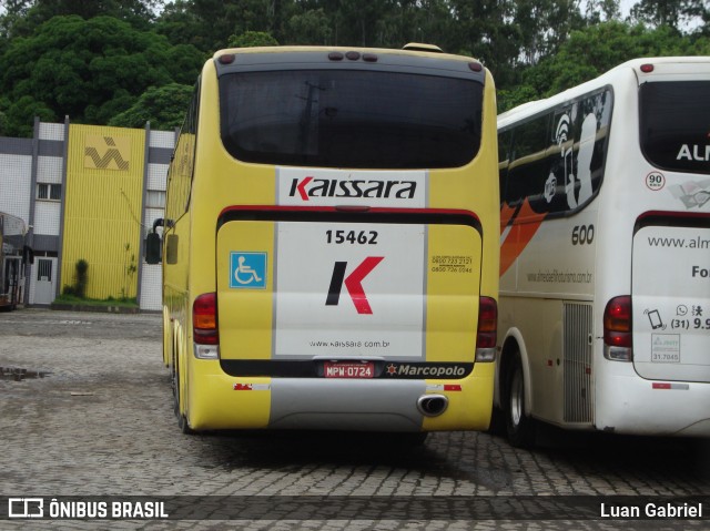 Kaissara - Viação Caiçara 15462 na cidade de Viana, Espírito Santo, Brasil, por Luan Gabriel. Número da foto: #7572711.