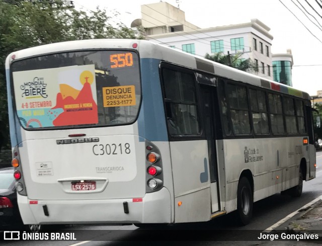 Transportes Futuro C30218 na cidade de Rio de Janeiro, Rio de Janeiro, Brasil, por Jorge Gonçalves. ID da foto: 7573342.