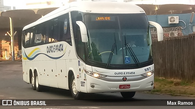 Viação Ouro e Prata 597 na cidade de Porto Alegre, Rio Grande do Sul, Brasil, por Max Ramos. Número da foto: #7571151.