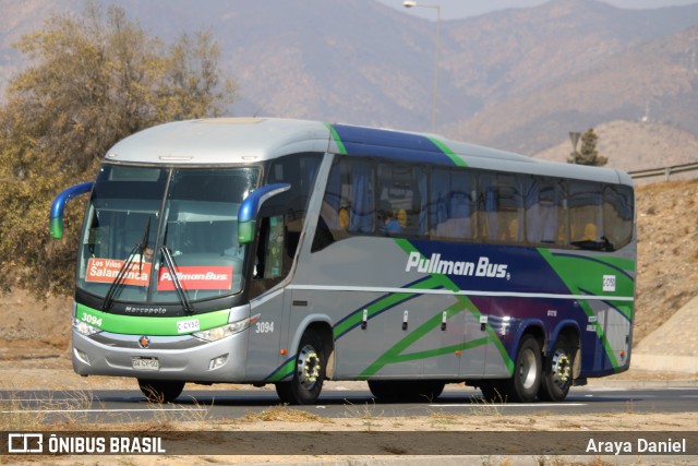 Pullman Bus 3094 na cidade de La Calera, Quillota, Valparaíso, Chile, por Araya Daniel . Número da foto: #7572803.