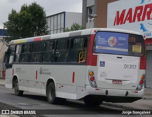 Transportes Barra D13117 na cidade de Rio de Janeiro, Rio de Janeiro, Brasil, por Jorge Gonçalves. ID da foto: 7571339.