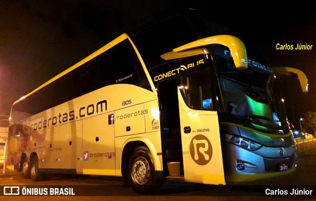 RodeRotas - Rotas de Viação do Triângulo 1305 na cidade de Goiânia, Goiás, Brasil, por Carlos Júnior. ID da foto: 7572056.