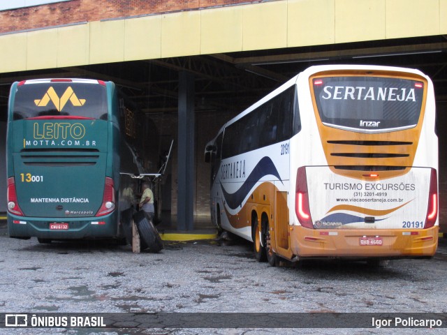 Viação Sertaneja 20191 na cidade de Divinópolis, Minas Gerais, Brasil, por Igor Policarpo. ID da foto: 7597846.