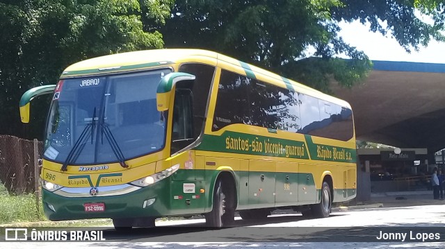 Viação Rápido Brasil 996 na cidade de Guarujá, São Paulo, Brasil, por Jonny Lopes. ID da foto: 7597471.