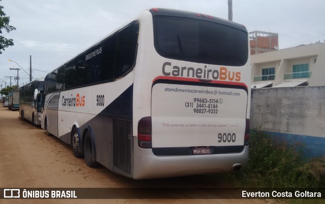 Carneiro Bus 9000 na cidade de Piúma, Espírito Santo, Brasil, por Everton Costa Goltara. Número da foto: #7596605.