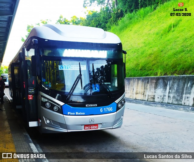 Viação Grajaú S.A. 6 1766 na cidade de São Paulo, São Paulo, Brasil, por Lucas Santos da Silva. Número da foto: #7596016.