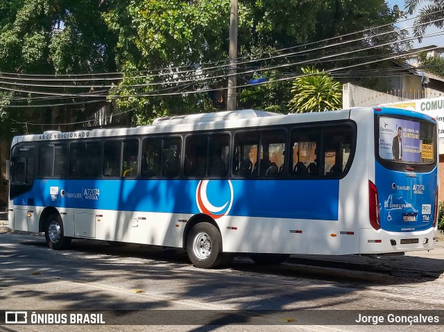 Transurb A72074 na cidade de Rio de Janeiro, Rio de Janeiro, Brasil, por Jorge Gonçalves. ID da foto: 7595937.