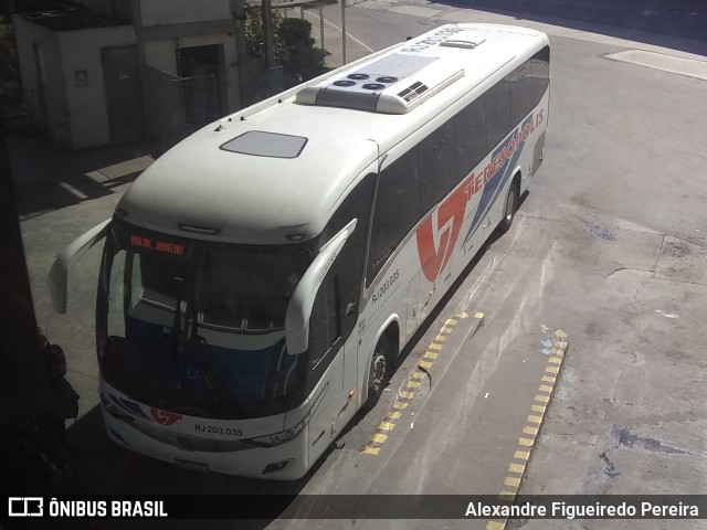 Viação Teresópolis RJ 203.035 na cidade de Rio de Janeiro, Rio de Janeiro, Brasil, por Alexandre Figueiredo Pereira. Número da foto: #7598190.