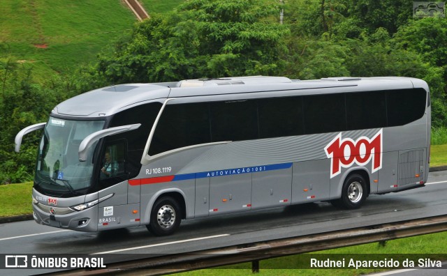 Auto Viação 1001 RJ 108.1119 na cidade de Santa Isabel, São Paulo, Brasil, por Rudnei Aparecido da Silva. ID da foto: 7596139.