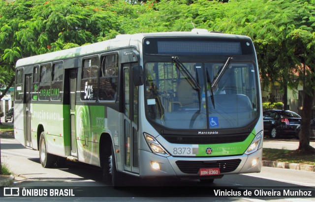 Viação Garcia 8373 na cidade de Maringá, Paraná, Brasil, por Vinicius de Oliveira Munhoz. Número da foto: #7597125.