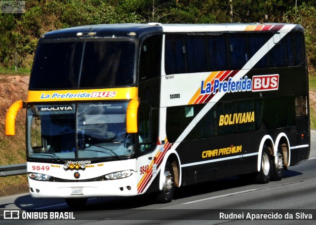 La Preferida Bus 9849 na cidade de Itu, São Paulo, Brasil, por Rudnei Aparecido da Silva. ID da foto: 7598771.