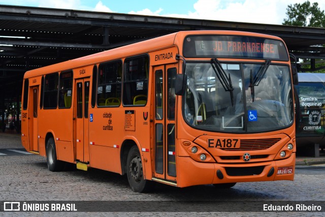 Auto Viação São José dos Pinhais EA187 na cidade de Curitiba, Paraná, Brasil, por Eduardo Ribeiro. ID da foto: 7598371.