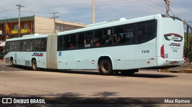 SOUL - Sociedade de Ônibus União Ltda. 7415 na cidade de Porto Alegre, Rio Grande do Sul, Brasil, por Max Ramos. Número da foto: #7599575.