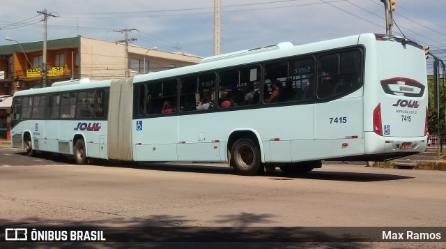 SOUL - Sociedade de Ônibus União Ltda. 7415 na cidade de Porto Alegre, Rio Grande do Sul, Brasil, por Max Ramos. ID da foto: 7599575.