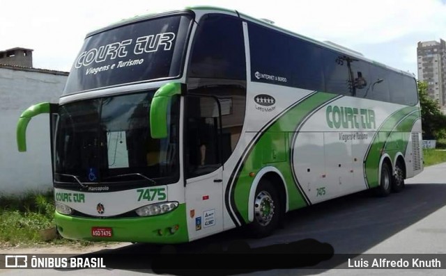 Court Tur - Court Transporte e Turismo 7475 na cidade de Rio Grande, Rio Grande do Sul, Brasil, por Luis Alfredo Knuth. Número da foto: #7599721.