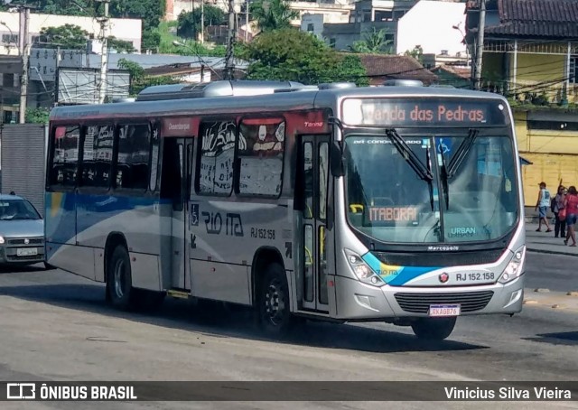 Rio Ita RJ 152.158 na cidade de Itaboraí, Rio de Janeiro, Brasil, por Vinicius Silva Vieira. ID da foto: 7600338.