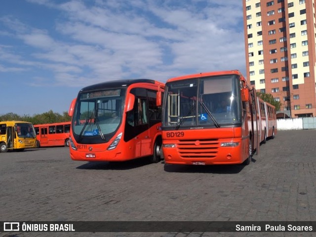 Transporte Coletivo Glória BD129 na cidade de Curitiba, Paraná, Brasil, por Samira  Paula Soares. ID da foto: 7600839.