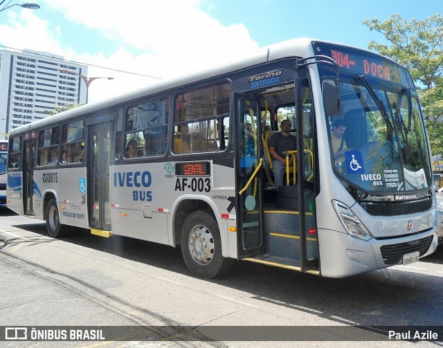 Viação Forte AF-003 na cidade de Belém, Pará, Brasil, por Paul Azile. Número da foto: #7598610.