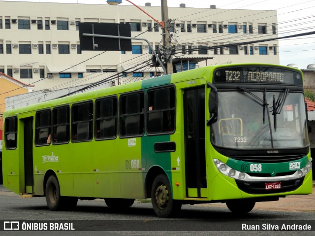 EMVIPI - Empresa Viação Piauí 01058 na cidade de Teresina, Piauí, Brasil, por Ruan Silva Andrade. Número da foto: #7598980.