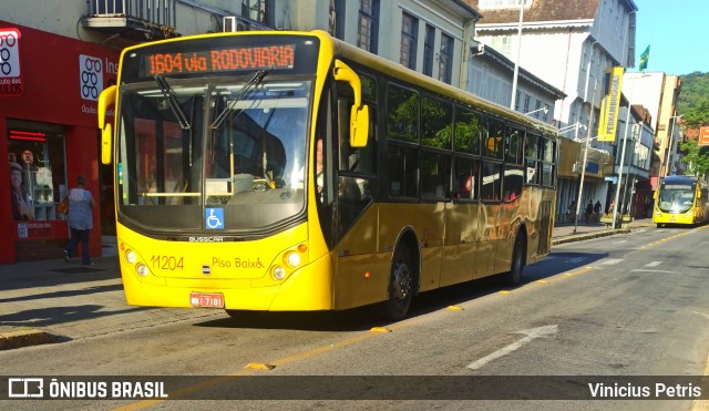 Gidion Transporte e Turismo 11204 na cidade de Joinville, Santa Catarina, Brasil, por Vinicius Petris. ID da foto: 7599103.