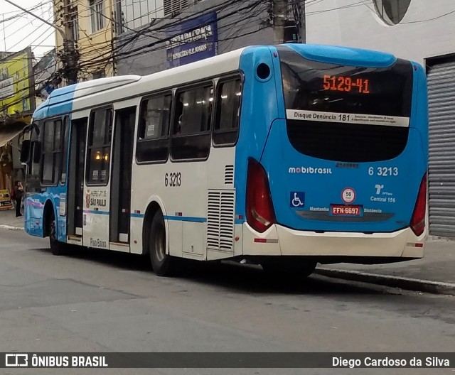 Viação Paratodos > São Jorge > Metropolitana São Paulo > Mobibrasil 6 3213 na cidade de São Paulo, São Paulo, Brasil, por Diego Cardoso da Silva. Número da foto: #7599734.