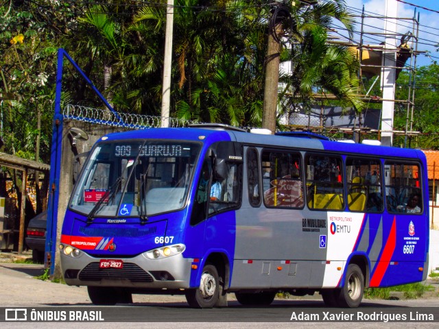 BR Mobilidade Baixada Santista 6607 na cidade de Cubatão, São Paulo, Brasil, por Adam Xavier Rodrigues Lima. Número da foto: #7599204.