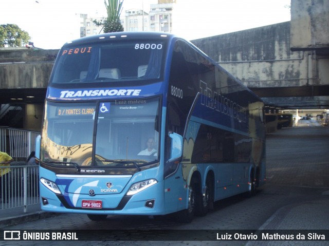 Transnorte - Transporte e Turismo Norte de Minas 88000 na cidade de Belo Horizonte, Minas Gerais, Brasil, por Luiz Otavio Matheus da Silva. Número da foto: #7602225.
