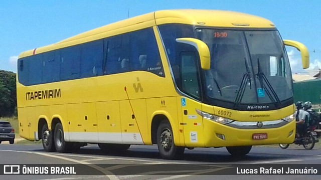 Viação Itapemirim 60073 na cidade de Jacarezinho, Paraná, Brasil, por Lucas Rafael Januário. ID da foto: 7603744.