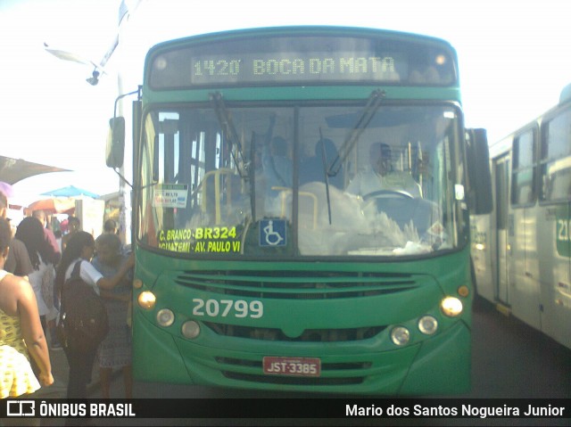 OT Trans - Ótima Salvador Transportes 20799 na cidade de Salvador, Bahia, Brasil, por Mario dos Santos Nogueira Junior. ID da foto: 7602732.