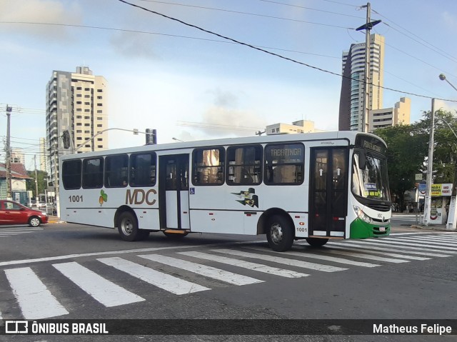 MDC - Viação Campos 1001 na cidade de Natal, Rio Grande do Norte, Brasil, por Matheus Felipe. Número da foto: #7602603.