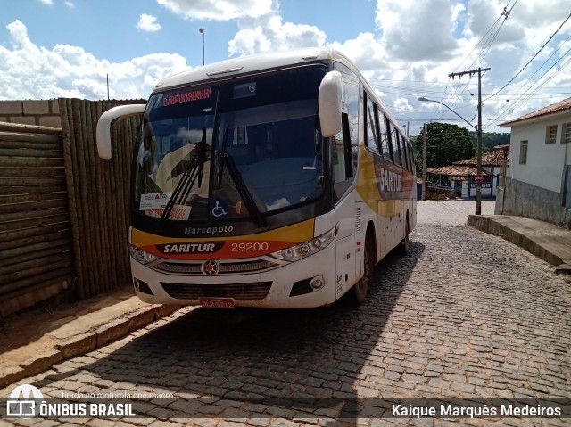 Saritur - Santa Rita Transporte Urbano e Rodoviário 29200 na cidade de Bonfim, Minas Gerais, Brasil, por Kaique Marquês Medeiros . Número da foto: #7604456.