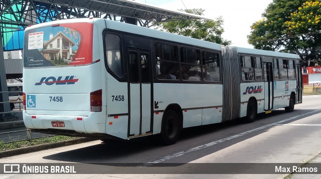 SOUL - Sociedade de Ônibus União Ltda. 7458 na cidade de Porto Alegre, Rio Grande do Sul, Brasil, por Max Ramos. Número da foto: #7604469.