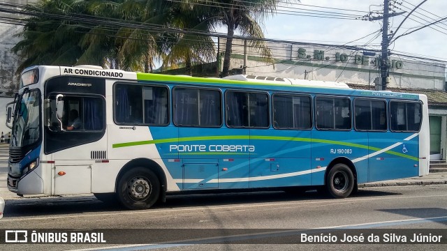 Viação Ponte Coberta RJ 190.083 na cidade de Rio de Janeiro, Rio de Janeiro, Brasil, por Benício José da Silva Júnior. Número da foto: #7605045.