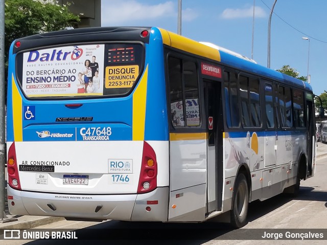Viação Redentor C47648 na cidade de Rio de Janeiro, Rio de Janeiro, Brasil, por Jorge Gonçalves. Número da foto: #7604640.